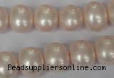 CSB137 15.5 inches 12*15mm – 13*16mm oval shell pearl beads