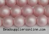 CSB1374 15.5 inches 12mm matte round shell pearl beads wholesale