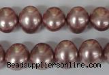 CSB139 15.5 inches 12*15mm – 13*16mm oval shell pearl beads