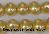 CSB143 15.5 inches 12*15mm – 13*16mm oval shell pearl beads