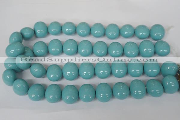 CSB169 15.5 inches 17*19mm – 18*20mm oval shell pearl beads