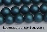 CSB1731 15.5 inches 6mm round matte shell pearl beads wholesale