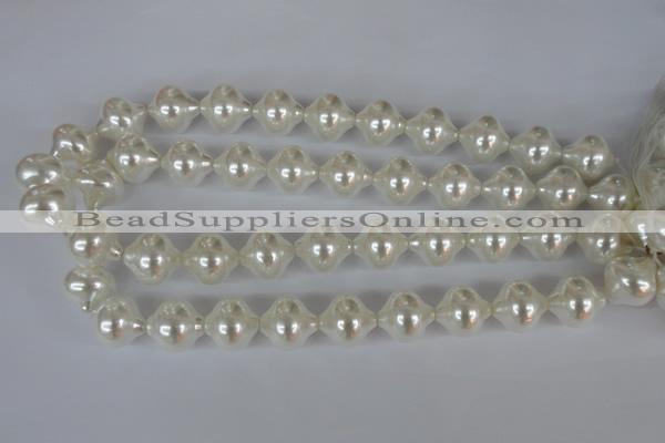 CSB175 15.5 inches 16*17mm lantern shape shell pearl beads