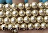 CSB2189 15.5 inches 20mm ball shell pearl beads wholesale