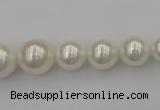 CSB400 15.5 inches 8mm - 16mm round shell pearl beads