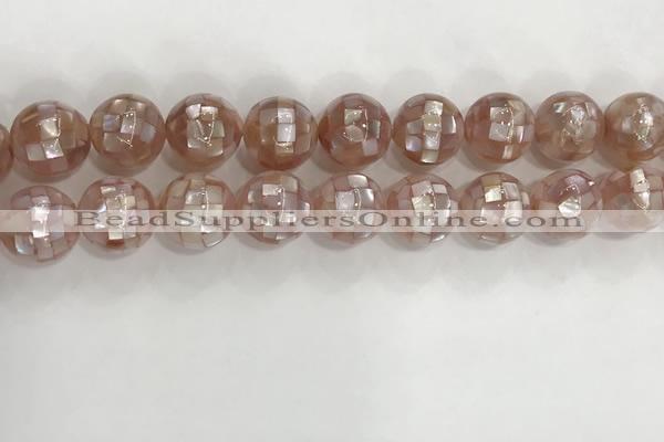 CSB4041 15.5 inches 16mm ball abalone shell beads wholesale