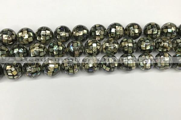 CSB4101 15.5 inches 12mm ball abalone shell beads wholesale