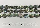 CSB4128 15.5 inches 12*16mm oval abalone shell beads wholesale