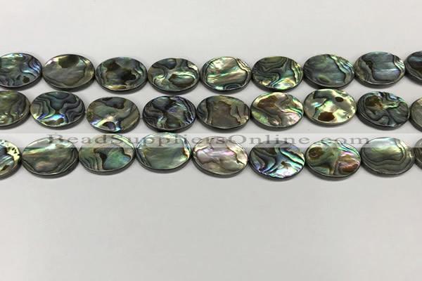 CSB4128 15.5 inches 12*16mm oval abalone shell beads wholesale