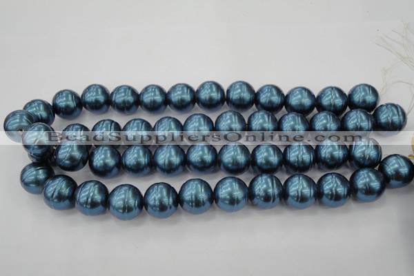 CSB648 15.5 inches 18mm whorl round shell pearl beads