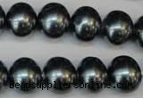 CSB817 15.5 inches 13*15mm oval shell pearl beads wholesale