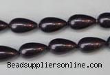 CSB856 15.5 inches 8*14mm teardrop shell pearl beads wholesale