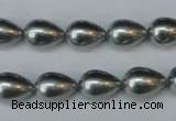 CSB860 15.5 inches 10*12mm teardrop shell pearl beads wholesale