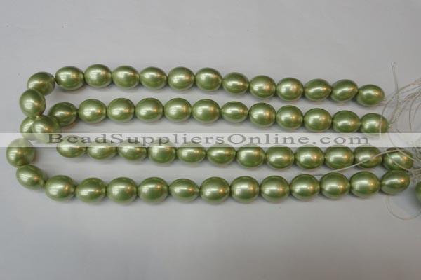 CSB881 15.5 inches 13*15mm nuggets shell pearl beads wholesale