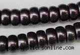 CSB902 15.5 inches 6*12mm rondelle shell pearl beads wholesale