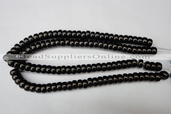 CSB903 15.5 inches 6*12mm rondelle shell pearl beads wholesale