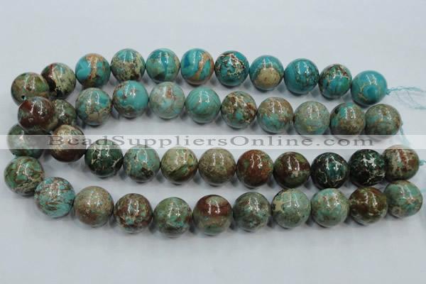 CSE03 15.5 inches 18mm round natural sea sediment jasper beads