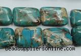 CSE15 15.5 inches 13*18mm rectangle natural sea sediment jasper beads