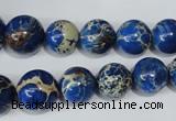 CSE300 15.5 inches 8mm - 18mm round dyed sea sediment jasper beads