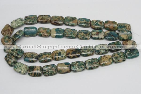 CSE5017 15.5 inches 15*20mm rectangle natural sea sediment jasper beads