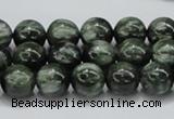 CSH03 15.5 inches 10mm round natural seraphinite gemstone beads