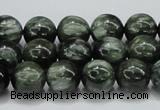 CSH04 15.5 inches 12mm round natural seraphinite gemstone beads