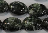 CSH134 15.5 inches 16*20mm oval natural seraphinite gemstone beads