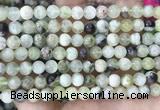 CSJ301 15.5 inches 6mm round serpentine new jade beads wholesale