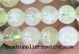 CSJ310 15.5 inches 5mm round serpentine new jade beads