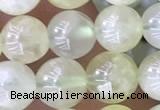 CSJ311 15.5 inches 6mm round serpentine new jade beads