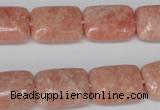 CSM21 15.5 inches 13*18mm rectangle salmon stone beads wholesale