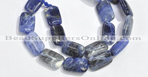 CSO07 A grade 15.5 inches 8*12mm rectangle sodalite beads