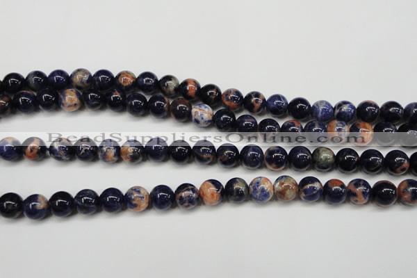 CSO262 15.5 inche 8mm round red sodalite gemstone beads wholesale