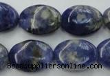 CSO371 15.5 inches 10*14mm oval natural sodalite gemstone beads