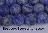 CSO533 15.5 inches 10mm round matte African sodalite beads wholesale