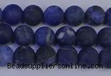 CSO542 15.5 inches 8mm round matte sodalite beads wholesale