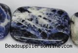 CSO58 15.5 inches 35*45mm rectangle sodalite gemstone beads