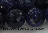 CSO648 15.5 inches 18mm faceted round sodalite gemstone beads