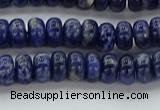 CSO651 15.5 inches 4*6mm rondelle sodalite gemstone beads