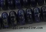 CSO655 15.5 inches 8*14mm rondelle sodalite gemstone beads