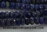 CSO661 15.5 inches 4*6mm faceted rondelle sodalite gemstone beads