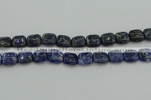 CSO689 15.5 inches 16*16mm square sodalite gemstone beads