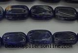 CSO695 15.5 inches 8*12mm rectangle sodalite gemstone beads