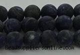 CSO812 15.5 inches 8mm round matte sodalite gemstone beads