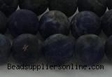 CSO814 15.5 inches 12mm round matte sodalite gemstone beads