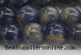 CSO832 15.5 inches 8mm round orange sodalite beads wholesale