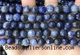 CSO848 15 inches 10mm faceted round sodalite beads wholesale