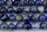 CSO915 15 inches 4mm round sodalite gemstone beads