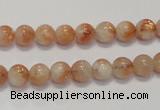 CSS15 15.5 inches 6mm round natural sunstone beads wholesale