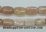 CSS210 15.5 inches 10*14mm rectangle natural sunstone beads